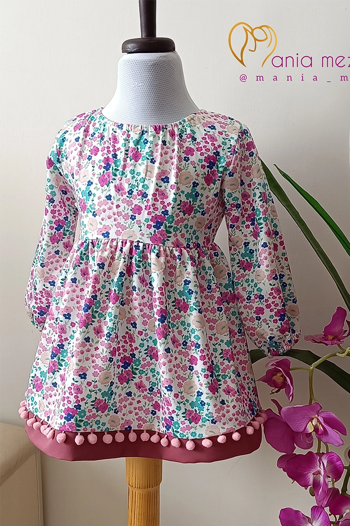پیراهن دخترانه گلرخ نمای اصلی